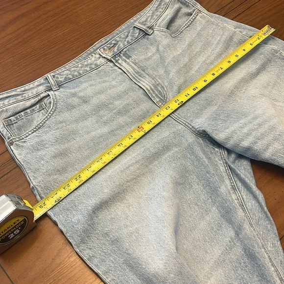 American Eagle strigid mom jean 20 blue breeze - Picture 10 of 16